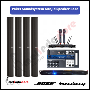 Paket Sound System Masjid Indoor Speaker Bose - Luas 300m2 B